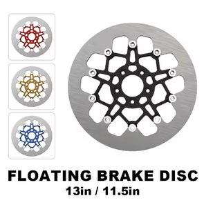 Disco Freno Flottante <span class=keywords><strong>Inca</strong></span> 14-23 Touring 5 Fori 11.5" per Moto Softail Dyna, Rotore Freno ad Alte Prestazioni 13" in Alluminio 7075 - Product Image 3
