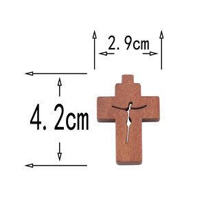 <span class=keywords><strong>DIY</strong></span> 가톨릭 목제 십자가 펜던트 비즈 목걸이 팔찌 부자재 - Product Image 5