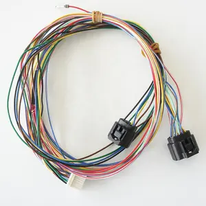 Custom car cd radio aftermarket iso wire harness for jeep