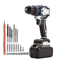 Clé à chocs sans balais CAMPEGGI DMG2036 21V 1800 tr/min 70 Nm de couple maximal 2x batteries 2.0 Ah un chargeur pour le commerce extérieur transfrontalier