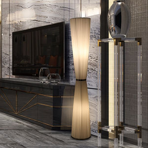 Nordique moderne PE blanc LED <span class=keywords><strong>lampadaire</strong></span> E27 Base en acier inoxydable support d'angle debout avec interrupteur au <span class=keywords><strong>pied</strong></span> pour <span class=keywords><strong>salon</strong></span> - Product Image 1