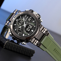 Montre de sport d'extérieur SKMEI 2500 en gros, tendance, antichoc, double fuseau horaire, analogique, LED, étanche, numérique, Relojes, montre-bracelet