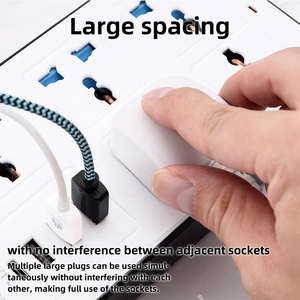 Sáng tạo 6-<span class=keywords><strong>way</strong></span> Ổ cắm điện ổ cắm với <span class=keywords><strong>3</strong></span> mét dài <span class=keywords><strong>3</strong></span> USB và 1 Type-C IP44 AC cửa hàng đổi mới mới - Product Image 3