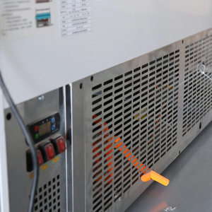 Exhibición comercial de ensalada de frutas de acero inoxidable de doble temperatura, gabinete enfriador, supermercado, equipo refrigerado de mármol - Product Image 3