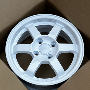 ล้อฟอร์มฟอร์ม 4x100 ขนาด 15 14 นิ้ว สีบรอนซ์ สำหรับรถยนต์ JDM รุ่น 240SX Accord RX-7 ล้ออัลลอยด์อะลูมิเนียม <span class=keywords><strong>TE37</strong></span> ใช้ได้กับ <span class=keywords><strong>Civic</strong></span> GTR MX-5 Miata - Product Image 6