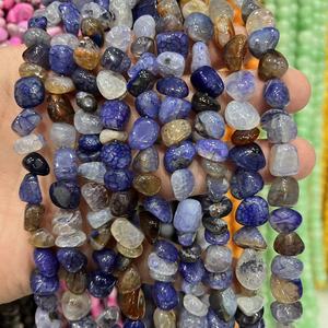 Nhiều Màu Sắc Tự Nhiên <span class=keywords><strong>Agate</strong></span> Đá Hạt 8*10Mm Hình Không Thường Xuyên Bị Gãy Đá Cho Nam Giới Phụ Nữ Tự Làm Phụ Kiện - Product Image 2