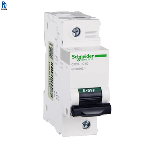 Disjoncteur miniature de type C Acti9 A9n19840, 1 pôle, capacité de coupure 30 kA, 80 A, 230 V AC, série C120 - Product Image 1