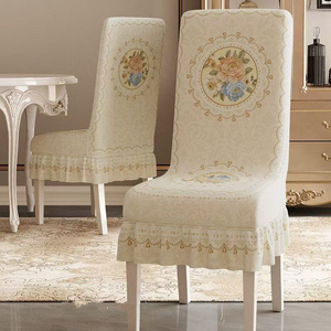 <span class=keywords><strong>Funda</strong></span> de <span class=keywords><strong>Silla</strong></span> Elástica <span class=keywords><strong>Universal</strong></span> Moderna de Estilo Europeo YongHo para Comedor de Hotel y Restaurante, Diseño Floral Americano Completo - Product Image 2