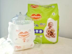Pañales Desechables Unihope al por Mayor, Pañales Tipo Pantalón <span class=keywords><strong>de</strong></span> Tela No Tejida, Suaves y Transpirables, con Prevención <span class=keywords><strong>de</strong></span> Fugas 3D <span class=keywords><strong>para</strong></span> Bebés - Product Image 3