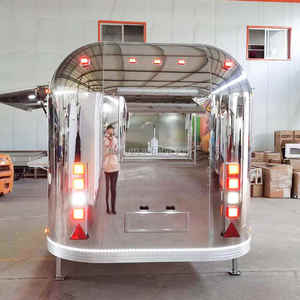 Grande <span class=keywords><strong>remorque</strong></span> commerciale de concession de camion de nourriture de casse-croûte de <span class=keywords><strong>remorque</strong></span> de nourriture de courant d'air de van mobile d'acier inoxydable à vendre - Product Image 5