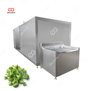 300อัตโนมัติกิโลกรัม/ชั่วโมงการล้างผักเครื่องแช่แข็งอย่างรวดเร็วการแปรรูปกะหล่ำดอกการแช่แข็งบร็อคโคลี่ - Product Image 4
