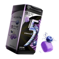 5 Chewing-gums, Chewing-gums Impact, Saveur Menthe Fraîche 40g 100% Xylitol Sans Sucre
