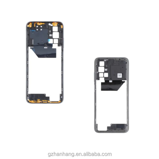Middle Frame With Side Key With Camera Lens for Redmi Note 10S Middle Plate Replacement Back Cover Housing