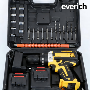 Taladro Inalámbrico de Alta Calidad con Batería Recargable de Iones de Litio, Herramientas Eléctricas - Product Image 1
