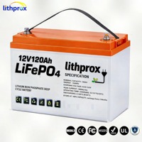 Batterie pliable pour fauteuil roulant LiFePO4 de qualité automobile 12V120AH, charge équilibrée, taux de décharge élevé pour scooter de mobilité CE FCC