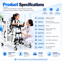 Exosquelette robotisé pour membres inférieurs, système de rééducation robotisée de la marche pour enfants, rééducation des membres inférieurs