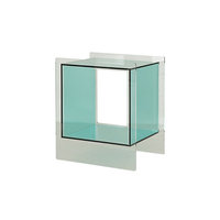 Table d'appoint moderne rectangulaire spéciale en acrylique Ensemble de table basse carrée en acrylique transparent