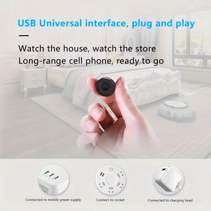 Mini Cámara Wifi HD Inalámbrica 1080P, Cámara de Seguridad para el Hogar, Visión Nocturna, Control Remoto Inteligente, Cámara Interior para Bebés, Aplicación, Cámara de 720P - Product Image 2