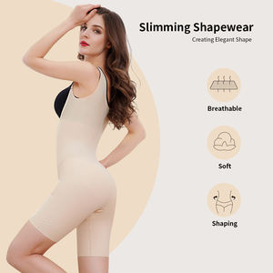S-SHAPER Frauen nahtlose Bodysuit Body Shaping Unterwäsche Push Control Höschen Spandex Nylon Slimming Shape wear für Butt - Product Image 4
