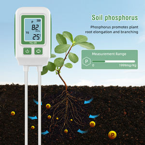 디지털 토양 NPK 테스터 ~ 질소 인 칼륨 분석기 LCD 디스플레이 및 온도 센서 포함 - Product Image 5