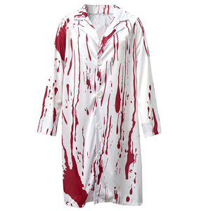 Disfraz de Médico/a Sangriento de Halloween Yi Xiaoyi, Traje de Cosplay Unisex para Adultos, Estilo Falda, Ropa para Fiesta - Product Image 5