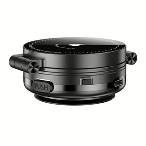360° Rotation Alloy Magnetic Phone Holder - <b>Wireless</b> <b>Charging</b> Compatible Car Phone <b>Stand</b> - Product Image 3