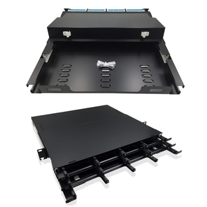 19 inch 144 lõi MPO MTP Rack mount fiber optic Patch Panel với 4 cái OM3 MTP để LC Cassette sợi quang Patch Panel - Product Image 6