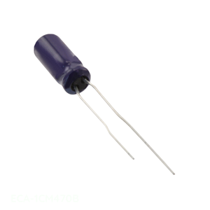Condensador de Aluminio Original de 47 uF, 20%, 16V, Radial, TH ECA-1CM470B, de Montaje a Través de Orificio - Product Image 1
