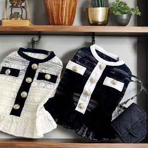 أفضل جودة بالجملة الصيف ملكة جمال أزياء العلامة التجارية الفاخرة تصميم صغير ملابس كلب أليف - Product Image 2