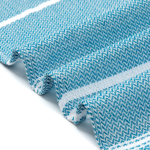 Toalla de playa turca de 90x180cm, poliéster y algodón, de secado rápido, a rayas, con borlas, para adultos, para uso en el baño y la playa. - Product Image 4