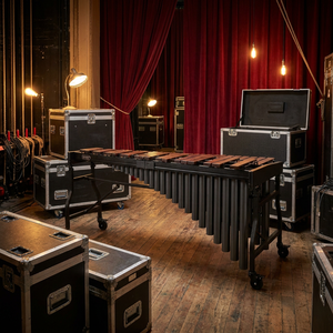 Marimba durable 4,3 octaves A2-C7 avec ensemble de housse de protection professionnelle - Product Image 1