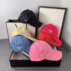 Новое поступление, брендовые милые и универсальные розовые дизайнерские роскошные шапки для девочек, бейсбольные шапки и спортивные шапки