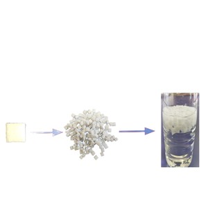 <b>Modified</b> Fiber Suspended Filter Material 5mm White Eco-Friendly Water Purification Media - Product Image 5
