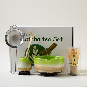 Nuevo Juego de Té Matcha Japonés de Cerámica de 5 Piezas con Bolsa, Batidor, Tazón con Boquilla, Soporte <span class=keywords><strong>para</strong></span> Batidor, Colador y Soporte <span class=keywords><strong>para</strong></span> Cuchara - Product Image 5
