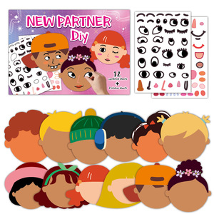 Nouvel arrivage : Kit créatif d'autocollants pour l'expression artistique – Mon nouveau partenaire : Kit DIY de création de visages émotionnels pour enfants - Product Image 6