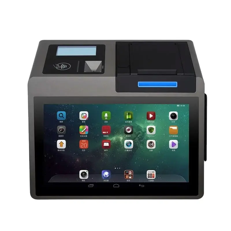 Mini caja registradora Android 11, sistema de punto de venta, tableta Pos, NFC, máquina Atm de supermercado, Terminal Pos todo en uno