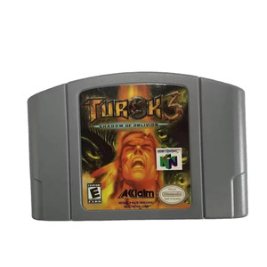 Versión Estadounidense TUROK <span class=keywords><strong>3</strong></span> SHADOW of OBLIVION, Cartucho de Juego N64 para Consola Nintendo - Product Image 1