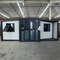 Maison préfabriquée à installation rapide, personnalisable pour projets résidentiels, extensible, maison d'invités de jardin
