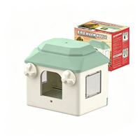 Accessoires pour cage à oiseaux chauffée, station de chauffage silencieuse pour oiseaux, maison avec câble anti-morsure pour perroquet, calopsitte, agapornis