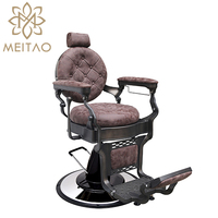 Chaises de barbier de luxe sur mesure pour le marché russe, inclinables, pour hommes, utilisées pour la coiffure