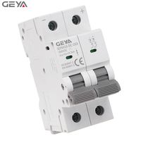 Disyuntor eléctrico de alta calidad GEYA DC MCB DC disyuntor 6A 10A 16A 20A 25A 32A 40A 50A 63A DC MCB para sistema fotovoltaico