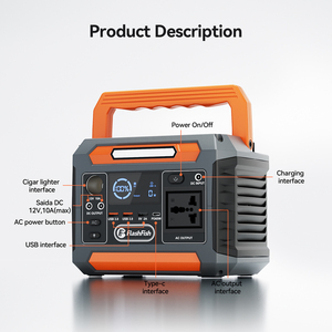 5in1 Solar Charging Power Bank Hybrid Solar Silent Generators Station <strong>Solaire</strong> 300w 500w Solar Energy Kit with Battery Backup - Product Image 4