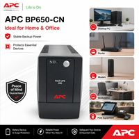 Alimentation sans interruption APC BP650-CH 650va Avr + prise anti-surtension Maison Apc Back UPS Bureau Intelligent