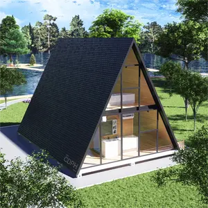 Airbnb China Prefabricated House Casa Prefabricada Modular Cabin Triangular Roof Tiny Homes Maison Conteneur Prefab Houses