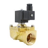 Vanne solénoïde à deux voies en laiton ODE 21HT6K0Y250 1 pouce DN25 AC220V pour eau et gaz, normalement fermée (N.C.), AC24V AC110V, en stock