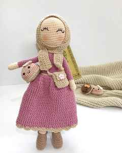 Лидер продаж, мусульманский подарок на заказ, унисекс, хиджаб амигуруми, кукла Palestine KIVA, полиэстер - Product Image 6