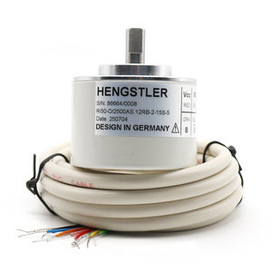 Encodeur incrémental Hengstler RI50-O/2500AS.12RB-2-15S-5 avec câbles, conception allemande. - Product Image 1