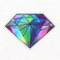 Autocollants holographiques personnalisés de haute qualité en PET résistant à l'huile, impression couleur, pour étiquettes d'emballage informatique avec logo personnalisé
