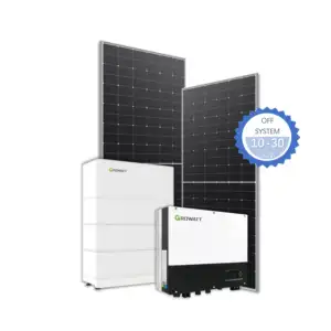 Sistema de energia elétrica de painel solar off grid 10kw 12kw 15kw 20kw 30kw mais vendido