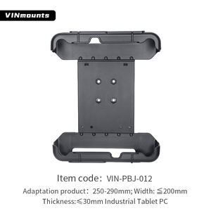 VINmounts Universal Plastic Adjustable Spring Loaded <b>Tablet</b> <b>Holder</b> Stand <b>for</b> FZ-G2 <b>Tablet</b> PC VIN-PBJ-012 - Product Image 2
